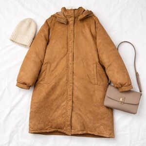 Cabela’s Goose Down Long Parka Brown Size 2XL Plus Hooded Winter Coat